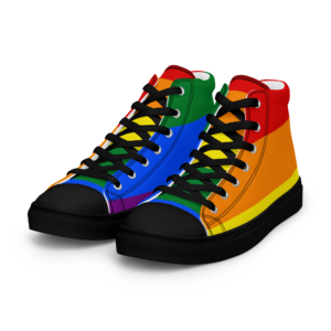 Men’s high top canvas shoes