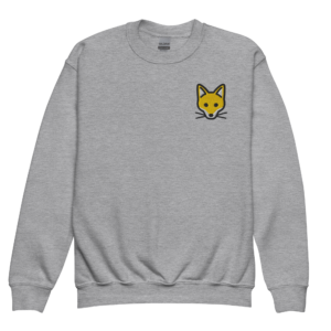 Sweatshirt med brodyr